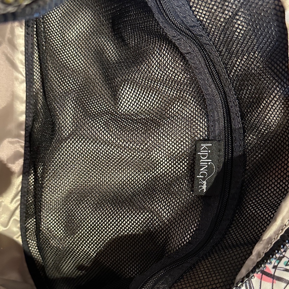 Kipling Floral Diaper Bag | Lightweight Nylon | Multi Pocket Great Storage - Picture 3 of 9